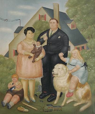Fernando Botero A Family